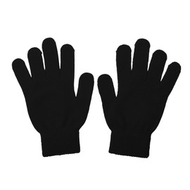DOOVID Knit Gloves Adult Magic Gloves for Women Men Stretch Warm Gloves Knitted Full Finger Gloves Black