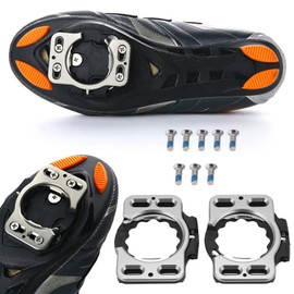 Cocoarm Quick Release Bike Shoe Cleat Adapter Cover Converter 1 Pair Cycling Shoe Cleat Covers Quick Release Bike Pedal Cleat Cover Bicycle Accessories