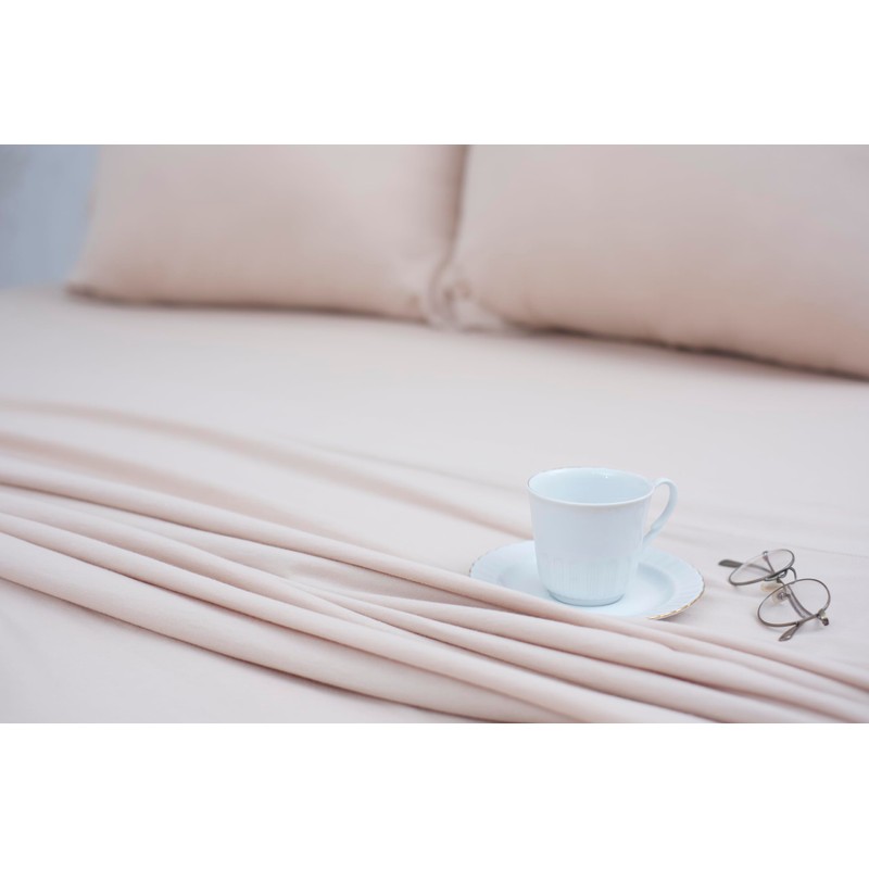 Venice Home 100% Cotton Flat Top Sheet Only - T-Shirt