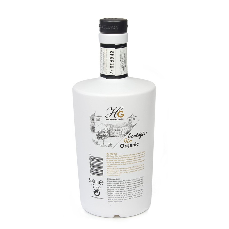 HACIENDA GUZMAN Organic Coupage Extra Virgin Olive Oil, 16.9 FZ
