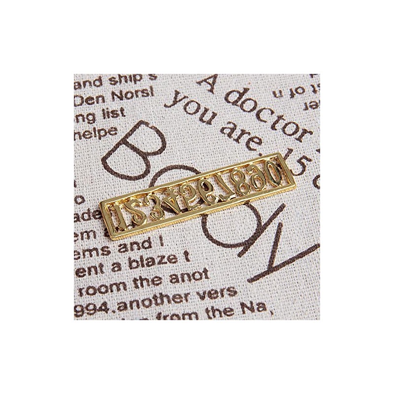 Acxico 1Pcs Mini House Miniature 1:12 Scale Set of Gold