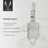 Viski Absinthe Spoon - Vintage Style Absinthe Dripper with Perforations