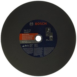 Bosch CWCS1M14SC 14 in. 3/32 in. 1 in. Arbor Type 1A (Iso 41) 36 Grit Metal Stud/Stainless Cutting Bonded Abrasive Wheel