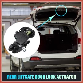 ACROPIX Replacement Rear Liftgate Door Lock Actuator for Honda Civic EX 2006-2011 Tailgate Latch Assembly No.74851SNAA22 Black Car Parts