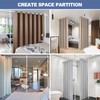 Room Divider, No Drilling Curtain Rod for Room Separation, 4-10ft