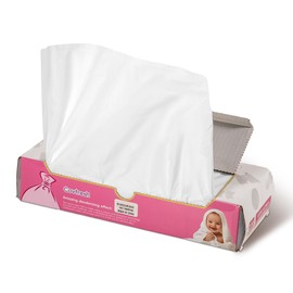 Covfresh Odor Sealing Baby Diaper Disposal Bags - M/220 Counts Unscented Diaper Trash Bags, Durable Diaper Sacks and Pet Waste Bags (Color:White)