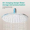 AULEEND All Metal Rain Shower Head - Heavy Duty Stainless