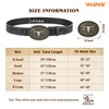 WHIPPY Mens Cowboy Belt Western Belts for Men Women with