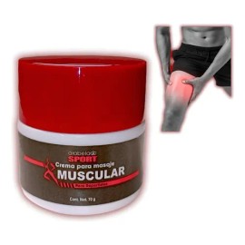 Crema Para Masaje Muscular Para Deportistas                                                                                                           