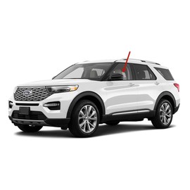 Tempered Driver Left Side Front Door Window Door Glass Compatible with Ford Explorer 2020-2025 Models