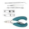 7pcs Nail Clippers Set Dead Skin Fork Paronychia Forceps Nail
