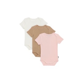 Bonds Baby Rib Shortsleeve Bodysuit 3 Pack, P1 (3 Pack), 1 (12-18 Months)