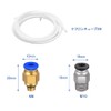 BTtime PTFE Teflon Tube 2M Inner Diameter x 4mm OD