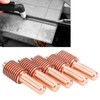 5Pcs Plasma Cutter Nozzle Cutting Consumable Tip Electrode Replacement Parts