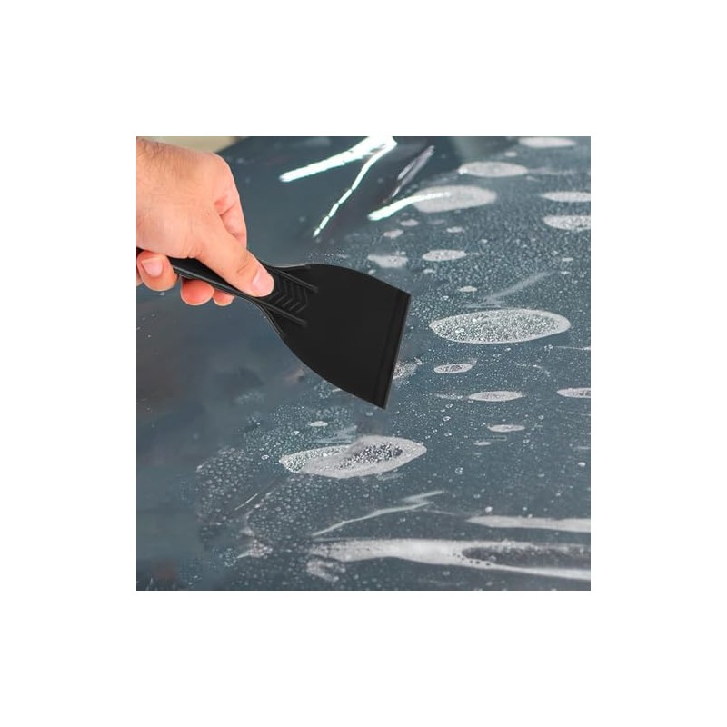 12pcs Plastic Putty Knife Set, Spackle Tool, Include 6 Black