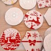JOIKIT 30 Pack 4 Inch Ceramic Tiles for Crafts Coasters,