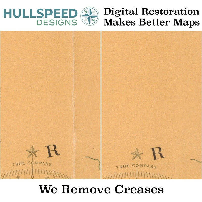 Cape Cod & Islands Historical Map 1844 (24"x24")