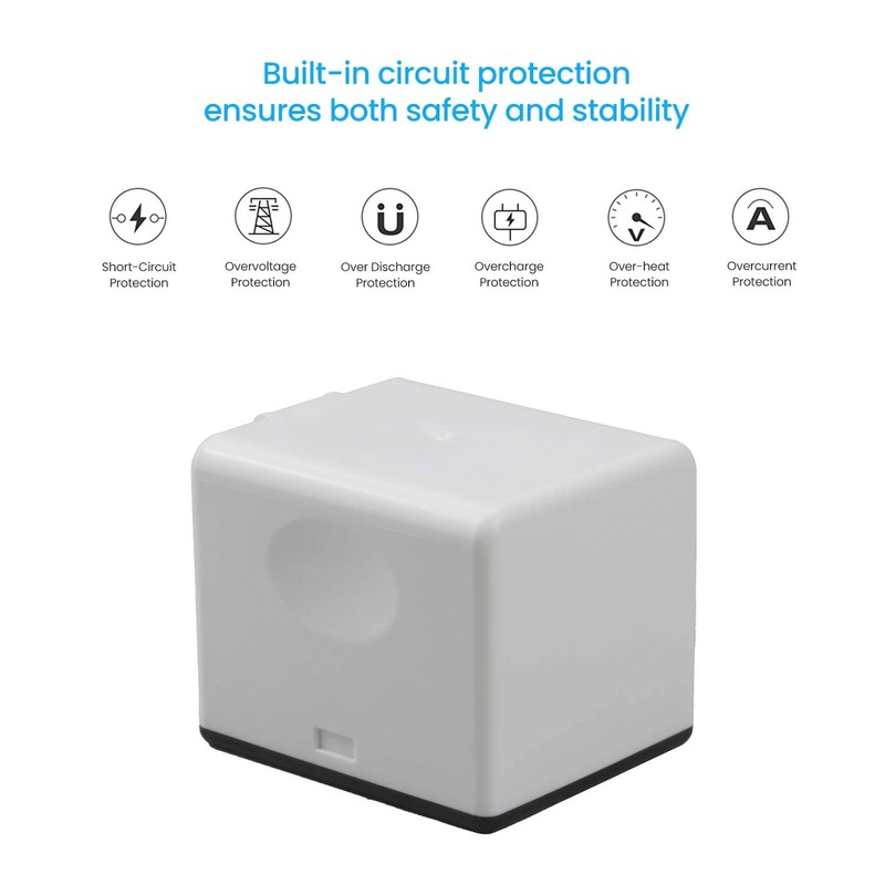 HSX 2-Pack 2440mAh Rechargeable Battery Compatible with Arlo Pro, Arlo