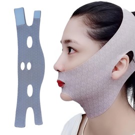 RAMGLYO Face Sculpting Sleep Mask, V Shape Face, V Line Shaping Face Mask, Double Chin Reducer, Face Lifting Belt, Face Tightening, Chin Up Mask for Women, Men, Face Slimming
