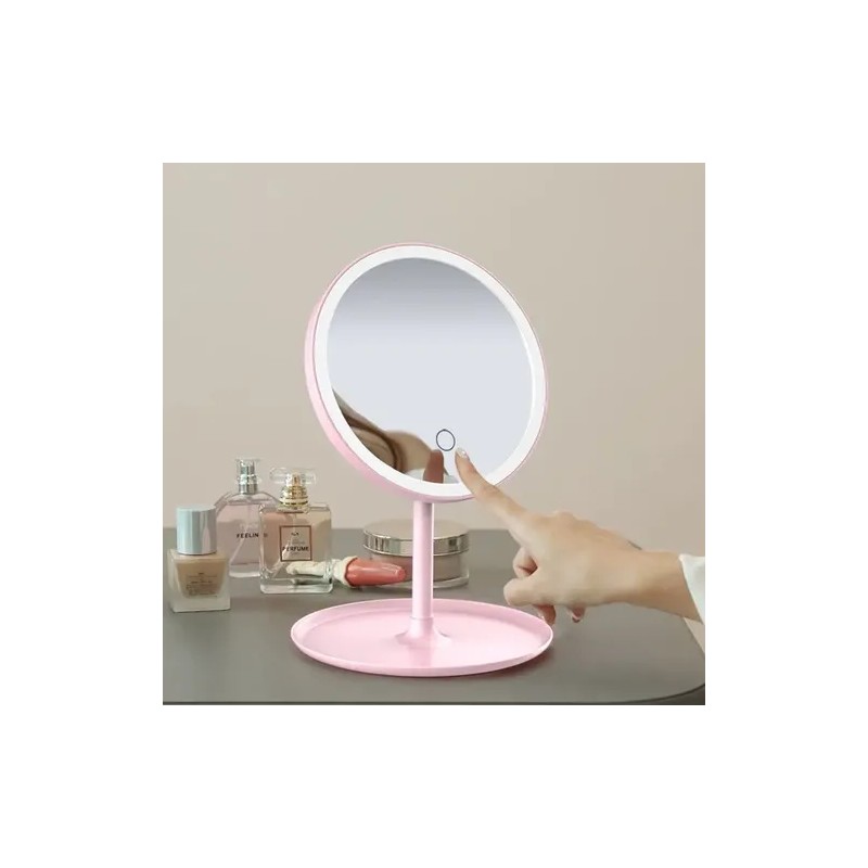 Espejo Touch Luz Led Aro De Luz Inalambrico P. Maquillaje