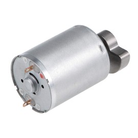 sourcing map Vibration Motor Strong Power for Massager DC 12 V 3000 RPM Arc Vibration Wheel 46 x 24.2 mm