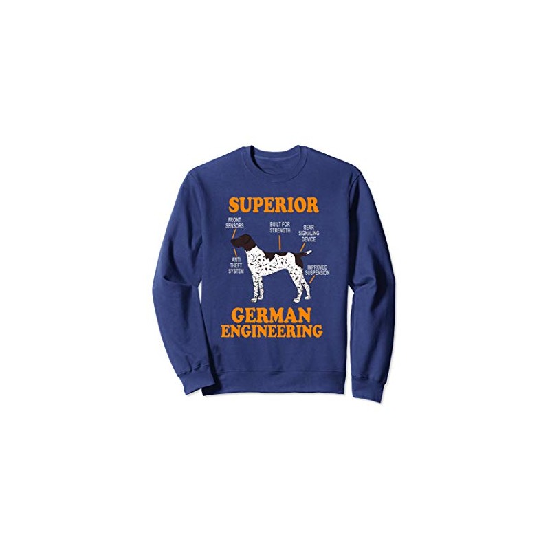 German Shorthair Pointer Funny | Dog Silhouette | Sweatshirt