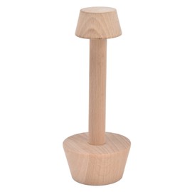 VIFERR Wooden Tart Tamper Double Sided Eggtart Mould Pastry Tamper Dough Tart Presser for Cakes Muffins Cakes Desserts