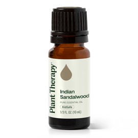 Plant Therapy Sandalwood Indian Essential Oil 10 mL (1/3 oz) 100% Pure, Undiluted, Therapeutic Grade