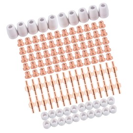 100PCS PT31 Plasma Cutting Consumables Fit CUT-45 CUT-50 CT-312 with Plasma Cutter Torch PT-31 JG-40 LG-40