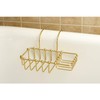 Kingston Brass CC2162 Clawfoot Tub Rim Soap and Sponge Holder,