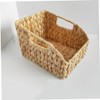 Alipis Versatile Storage Basket Woven Desktop Organizer for Kitchen Office