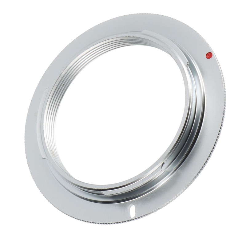 Lens Adaptor for M42 Lenses Suitable for Pentax Cameras Chrome-Plated