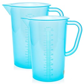 Terbold 1 Liter Measuring Pitcher Graduated Blue (Pack of 2)