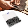 55Pcs Hollow Punch Cutter High Carbon Steel Rich Sizes Box