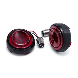 CIRO Fang® Rear LED Signal Light Inserts (Black) (Red Lens)