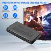 Splitter HDMI Qzgyoool 4K 1x4 Salidas Plug and Play Compatible
