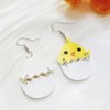 Glittering Easter Earrings for Women Easter Rabbit Earrings Easter Egg