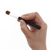 Shimada Seishindo Concealer Brush (MR-212) Black Synthetic Nylon PBT Wood