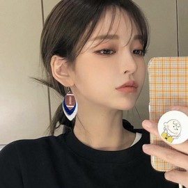Football Earrings for Women Leather Football Drop Earring Colorful Sports Earrings Trendy Football Jewelry Gifts for Football Fan