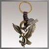 Buzz Selection AC357 Key Ring, Key Ring, Leather, Charm, Miscellaneous