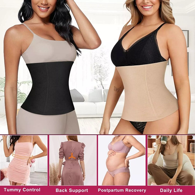 Women 2 in 1 Postpartum Recovery Belly Band Maternity Belts