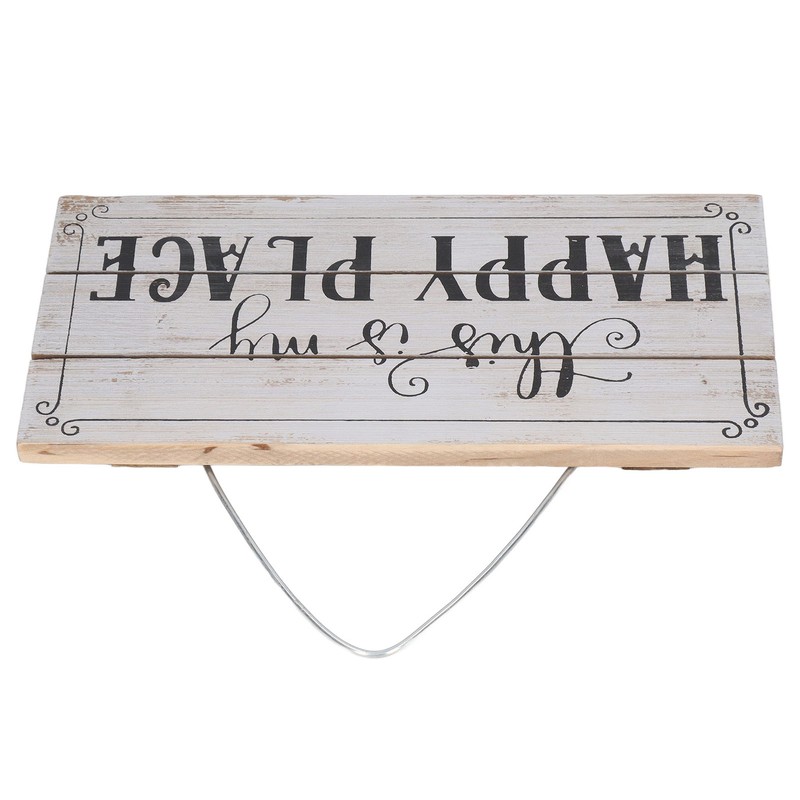 Decorative Wooden Sign Novel Waterproof Table Sign Hanging Decoration with