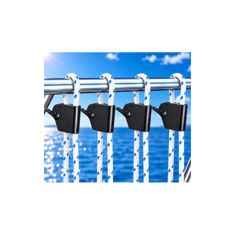Stainless Steel Boat Fender Clips - Quick Release for Easy