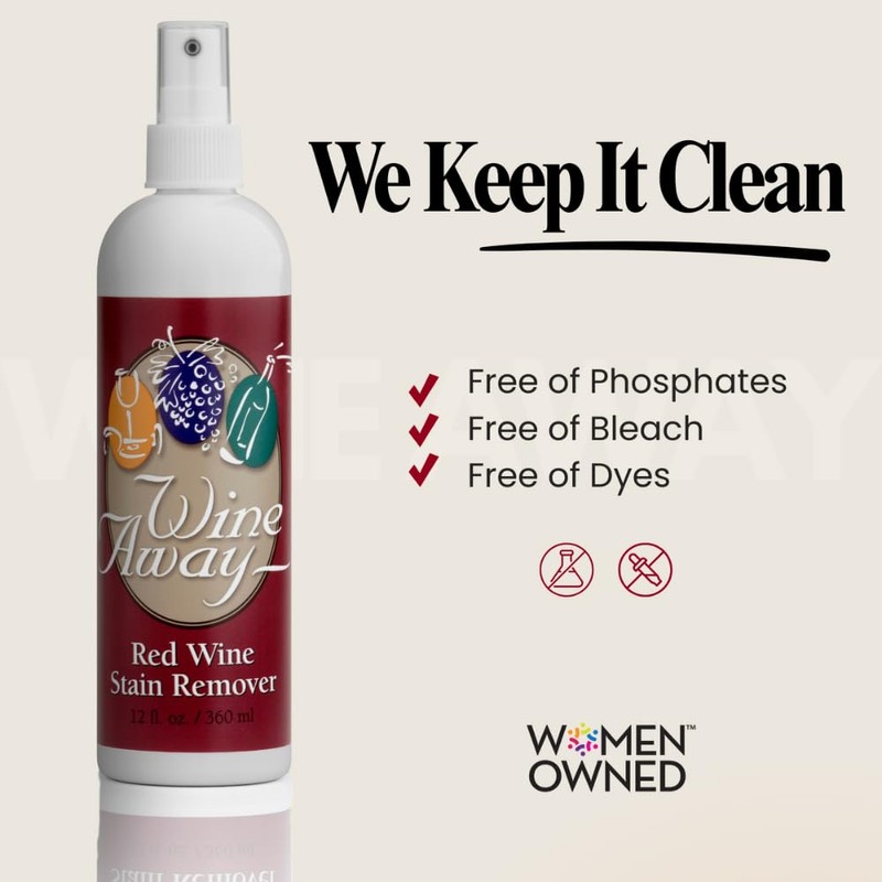 Wine Away Red Wine Stain Remover Spray - Natural Carpet