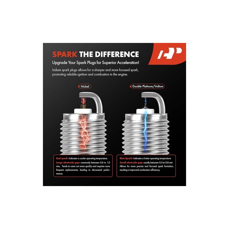 A-Premium Bujías de Iridio y Platino Compatibles con Mini Cooper