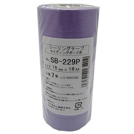 カモ井加工紙 シーリングテープ サイディングボード用 No.SB-229P 18mmX18M 7P
