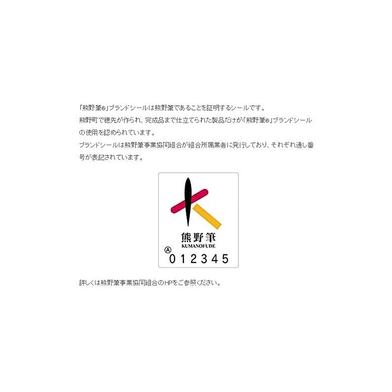 Kumano Brush, Chikuhodo, Genuine Foundation Brush, PF-1, Hair Material: Goat