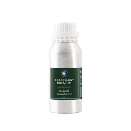 Mystic Moments | Organic Peppermint Premium Essential Oil 1Kg - Pure & Natural Oil for Diffusers, Aromatherapy & Massage Blends Vegan GMO Free