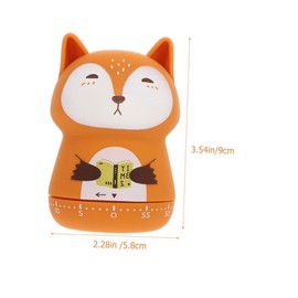 GRIRIW 2pcs Animal Shape Cooking Timer Cute Cartoon Countdown Timer for Home Easy to Use Reminder for Activities Study and Cooking Management