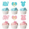 24 piezas de decoración para magdalenas para niños o niñas,